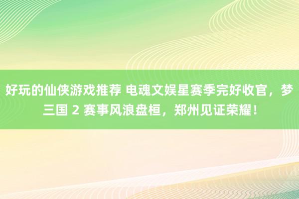 好玩的仙侠游戏推荐 电魂文娱星赛季完好收官，梦三国 2 赛事风浪盘桓，郑州见证荣耀！