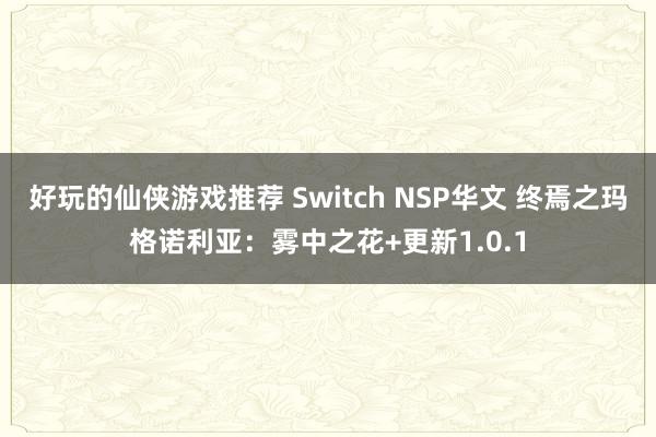 好玩的仙侠游戏推荐 Switch NSP华文 终焉之玛格诺利亚：雾中之花+更新1.0.1